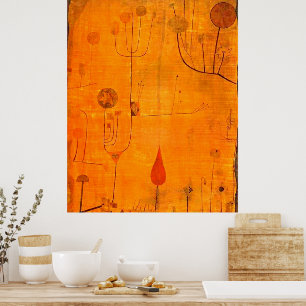 Affiche Klee - Fruits en rouge