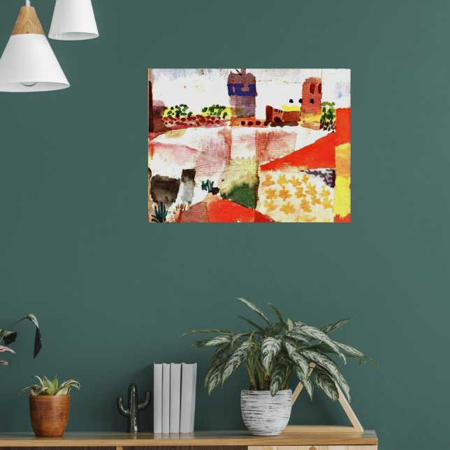 Affiche Klee - Hammamet with Mosque (Salon 1)