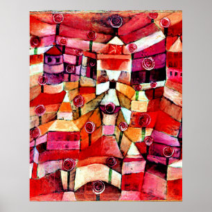 Affiche Klee - Jardin de roses