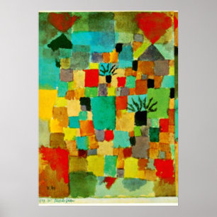 Affiche Klee - Jardins Tunisiens du Sud-1919