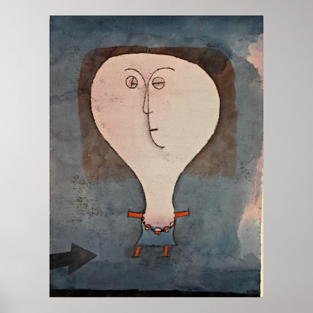 Affiche Klee - La peur d'une fille (Devant)