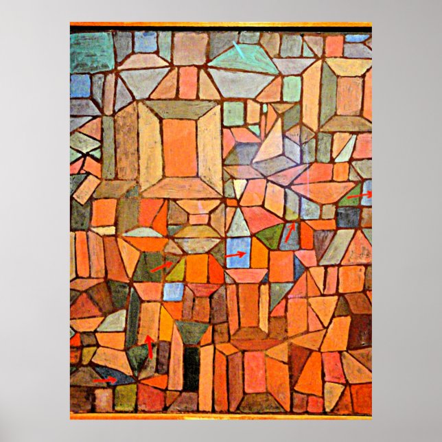 Affiche Klee - La voie vers la Citadelle (Devant)