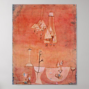 Affiche Klee - Laboratoire botanique