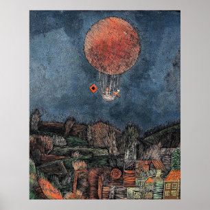 Affiche Klee - Le ballon aérien