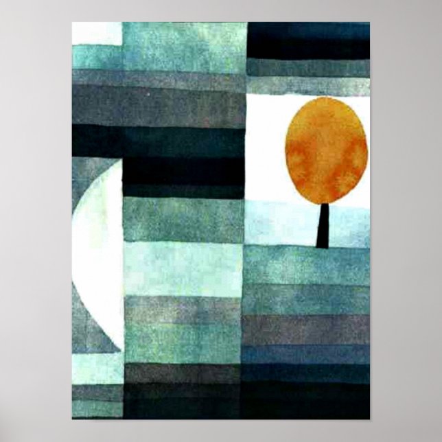 Affiche Klee - Le Messager de l'Automne (Devant)