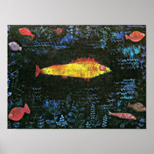 Affiche Klee - Le poisson rouge, 1925