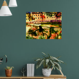 Affiche Klee - Maisons Près De La Pointe De Gravel,