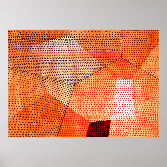 Affiche Klee - Modèle 106, Polyphonie en couleur (Devant)