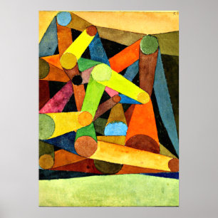Affiche Klee - Montagne ouverte