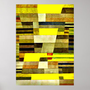 Affiche Klee - Monument, 1929 OEuvre abstraite