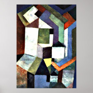 Affiche Klee - Paysage nordique pieux