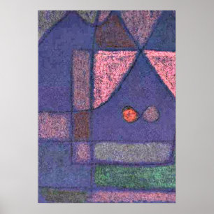 Affiche Klee - Petite chambre à Venise