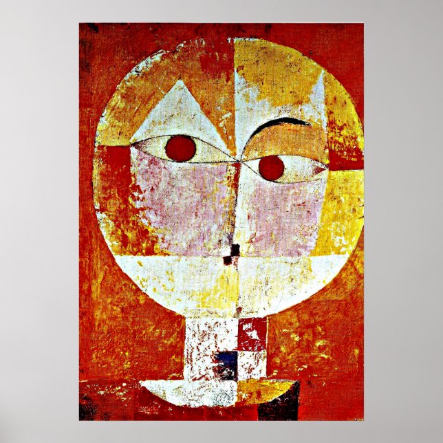 Affiche Klee - Senecio (Devant)