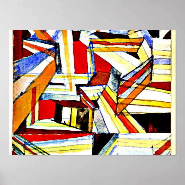 Affiche Klee - Transparent en perspective agrandi (Devant)