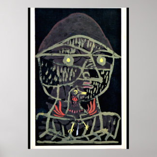 Affiche Klee - Vogelfanger, art abstrait