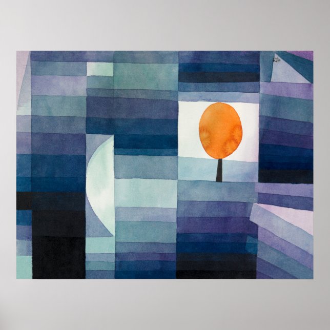 Affiche Klee's The Harbinger of Automne (Devant)