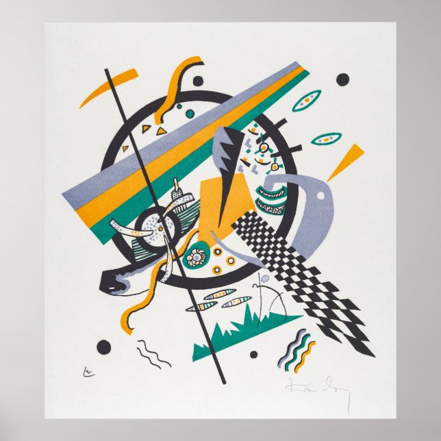 Affiche Kleine Welten IV de Kandinsky (Devant)