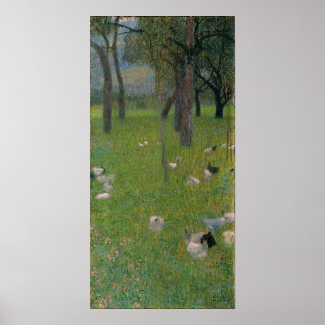 Affiche Klimt - Après La Pluie (Devant)