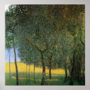 Affiche Klimt - Arbres fruitiers 1901