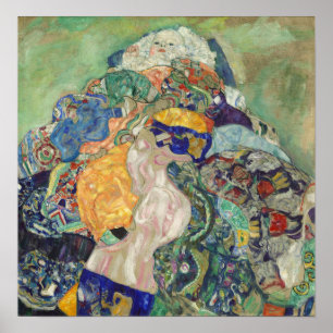 Affiche Klimt - Baby Cradle 1896