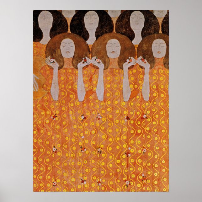 Affiche Klimt - Chœur du Paradies Gel (Devant)