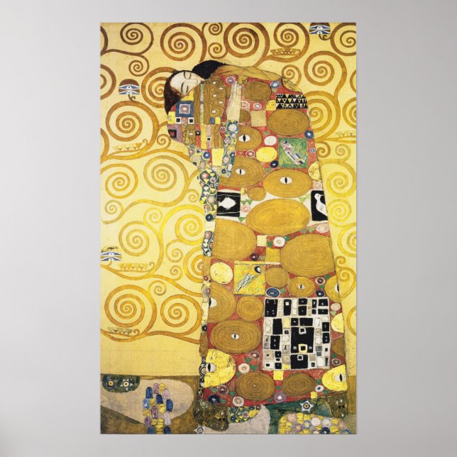 Affiche Klimt - Dessin préparatoire pour le palais Stoclet (Devant)