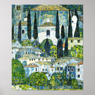 Affiche Klimt - Église à Cassone