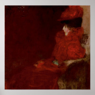 Affiche Klimt - Femme Dans Un Fauteuil 1897