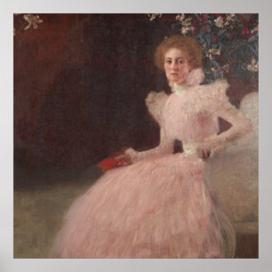 Affiche Klimt Flower Meadow Paysage floral Imprimer