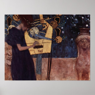 Affiche Klimt Gustav l'affiche de musique