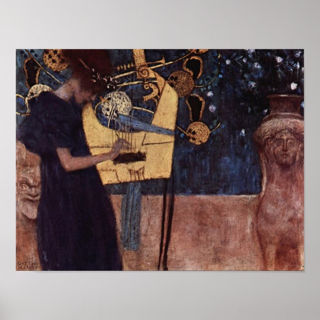 Affiche Klimt Gustav L'affiche musicale (Devant)