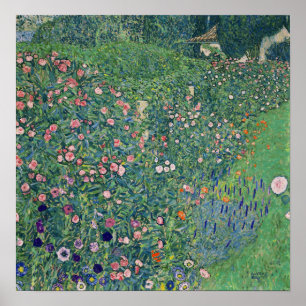 Affiche Klimt - Jardin italien Paysage 1913