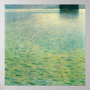 Affiche Klimt - L'Île Dans L'Attersee 1902