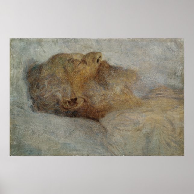 Affiche Klimt - Old Man On The Death Bed (Devant)