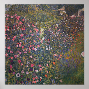 Affiche Klimt - Paysage horticole italien 1913