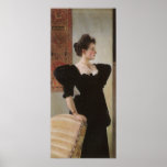 Affiche Klimt - Portrait De Marie Breunig 1894<br><div class="desc">Portrait De Marie Breunig 1894 par Gustav Klimt. Pour plus d'images prêtes à l'affiche de Zedign Art Series Book 166 "Gustav Klimt - Peintures & Dessins",  visitez https://books.zedign.com/zas/166.html</div>