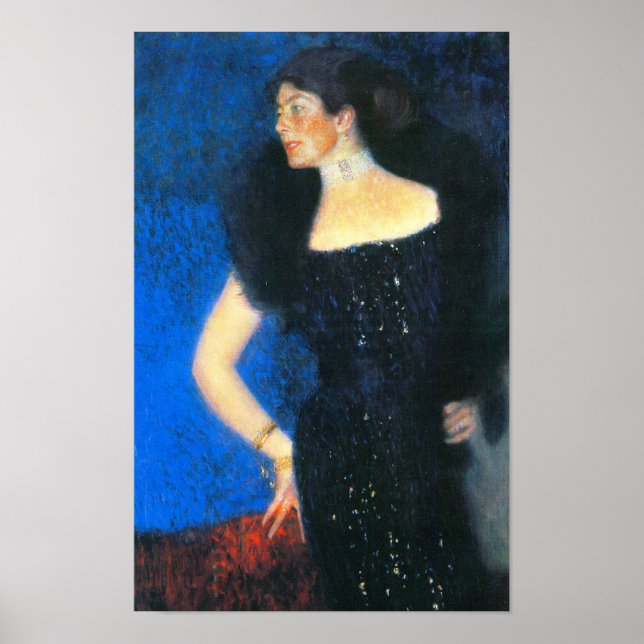 Affiche Klimt Portrait du Rose von Rosthorn-Friedmann (Devant)