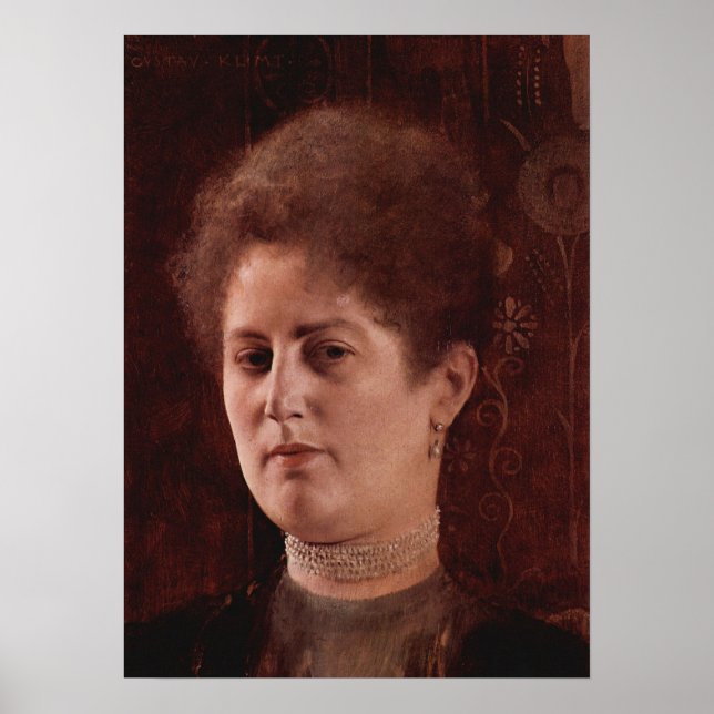 Affiche Klimt - Portrait D'Une Dame 1894 (Devant)