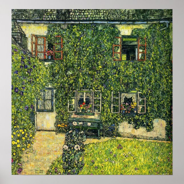 Affiche Klimt - The House Of Guardaboschi 1912 (Devant)