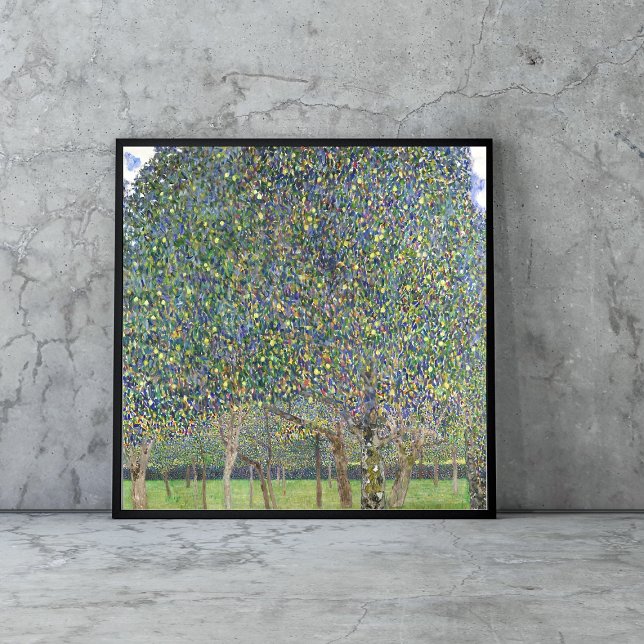 Affiche Klimt's Pear Tree(1903) : Exploration de la beauté (Unveiling Klimt's Pear Tree (1903): A Symbol of Artistic Brilliance)