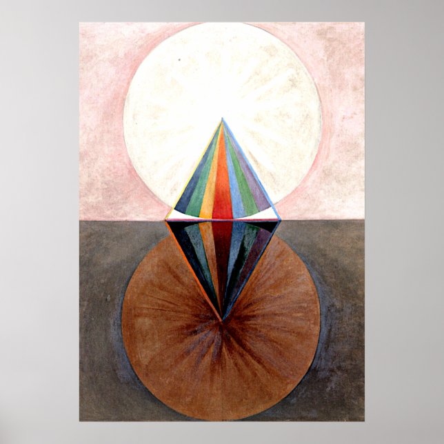 Affiche Klint - The Swan, no 12, oeuvre d'art abstraite (Devant)