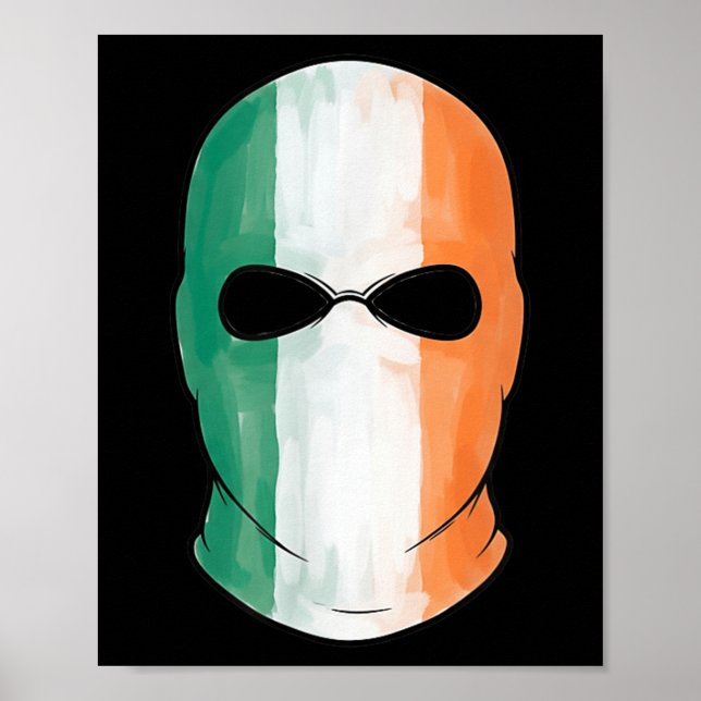 Affiche Kneecap Tricolor Balaclava (Devant)