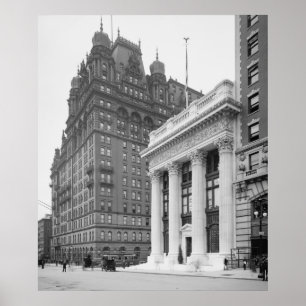 Affiche Knickerbocker Trust Building & Waldorf Astoria