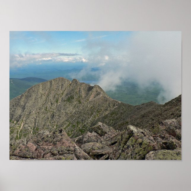 Affiche Knife Edge, Baxter State Park, Maine (Devant)
