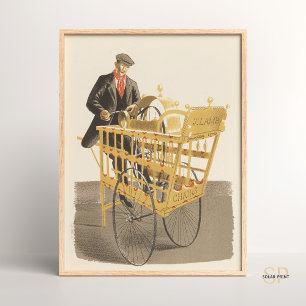 Affiche Knife Grinder par Eric Ravilit Vintage britannique