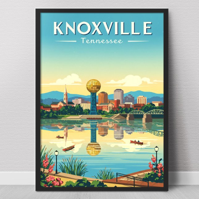 Affiche Knoxville Tennessee vintage (Créateur téléchargé)