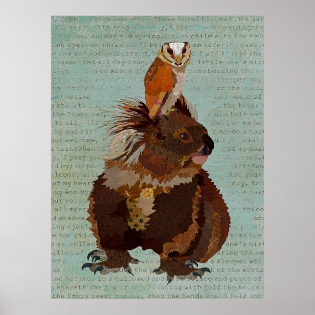 AFFICHE KOALA BEAR & OWL (Devant)