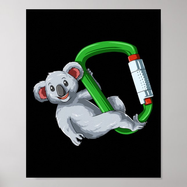 Affiche Koala Bouldering Et Escalade De Roche  (Devant)