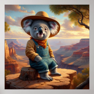 Affiche Koala Grand Canyon