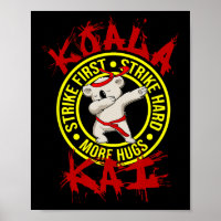 Koala Kai Drôle Karaté Ninja Dojo Koala Étreindre